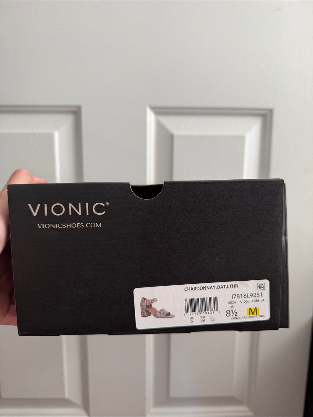 Vionic Taupe Snake-Print Block Heel Sandals with Ankle Strap - Picture 5 of 5